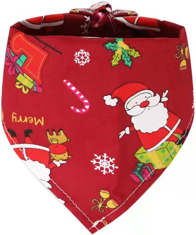 Load image into Gallery viewer, set van 2 kerst Hondenbandana - halsdoek voor je huisdier bandana hond honden kat- sjaal S
