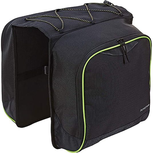 Hikemeister® Prophete dubbele Fietstas - Geschikt voor o.a elektrische fiets - Fietstassen water afstotend - 20L - Zwart dubbele fietstas