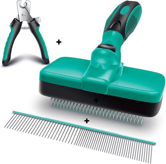 Meisterpet - XXL Opvouwbare puppyren - 130 x 130 x 60 cm - met gratis dieren verzorging set t.w.v. €19.99