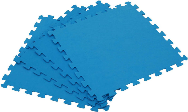 Load image into Gallery viewer, Meisterhome® Zwembad tegels - Set van 9 stuks - Bodem bescherming - Ondertegels - Ondervloer - Foam tegels - Matten - Puzzelmat voor zwembad - zwembadtegels - 50x50x0.4cm / 2.25m2
