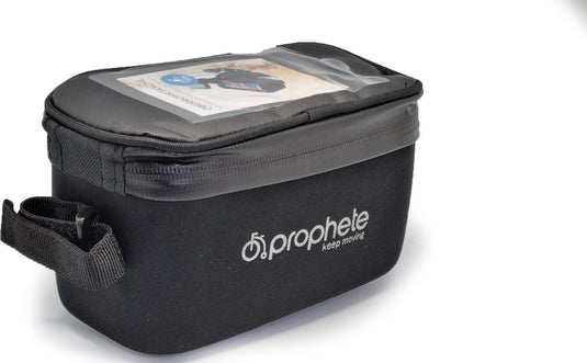HikeMeister® Prophete 1 Liter telefoonhouder met opbergruimte telefoontas fietstas waterdichte telefoonhouder voor op stuur of frame bovenbuis - Geschikt voor smartphones tot 5,5''