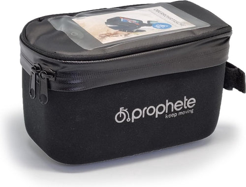 HikeMeister® Prophete 1 Liter telefoonhouder met opbergruimte telefoontas fietstas waterdichte telefoonhouder voor op stuur of frame bovenbuis - Geschikt voor smartphones tot 5,5''