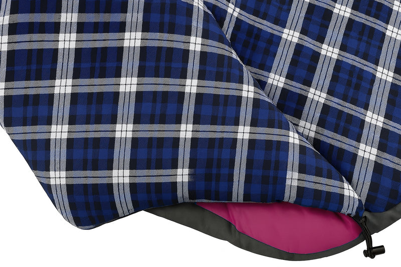 Load image into Gallery viewer, HikeMeister ® Mummy slaapzak Xtreme Fuchsia 1800 gram ! met katoenen binnen voering windstopper en thermokraag
