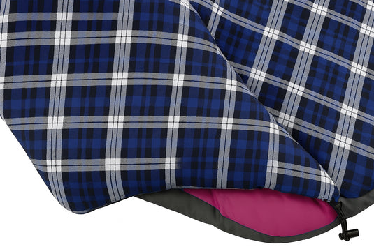 HikeMeister ® Mummy slaapzak Xtreme Fuchsia 1800 gram ! met katoenen binnen voering windstopper en thermokraag