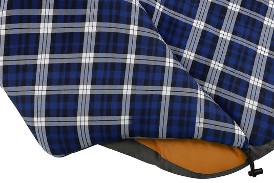 HikeMeister ® Mummy slaapzak Xtreme Oranje 1800 gram ! met katoenen binnen voering windstopper en thermokraag