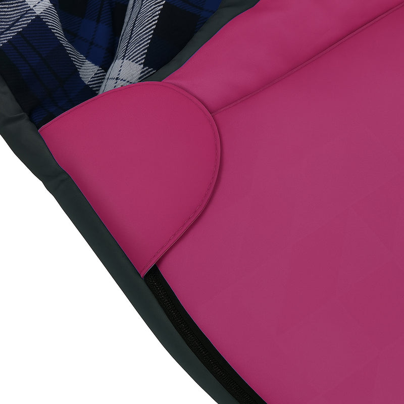 Load image into Gallery viewer, HikeMeister ® Mummy slaapzak Xtreme Fuchsia 1800 gram ! met katoenen binnen voering windstopper en thermokraag
