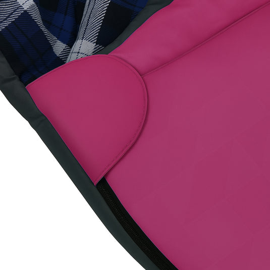 HikeMeister ® Mummy slaapzak Xtreme Fuchsia 1800 gram ! met katoenen binnen voering windstopper en thermokraag