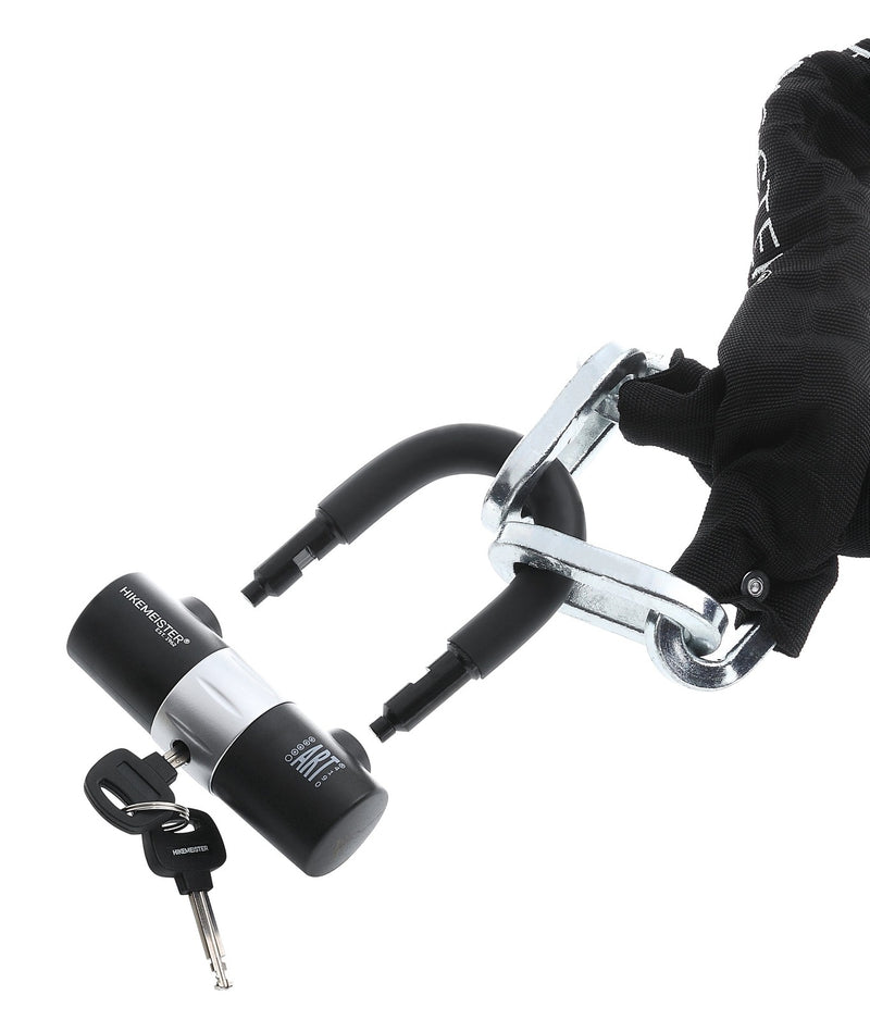 Load image into Gallery viewer, Hikemeister ® ART 4 Kettingslot 120 cm / Fietsslot
