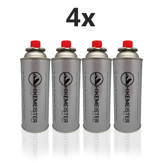 HikeMeister® Butaan camping gasbus voordeelverpakking - 227g - Geschikt voor camping kookstel