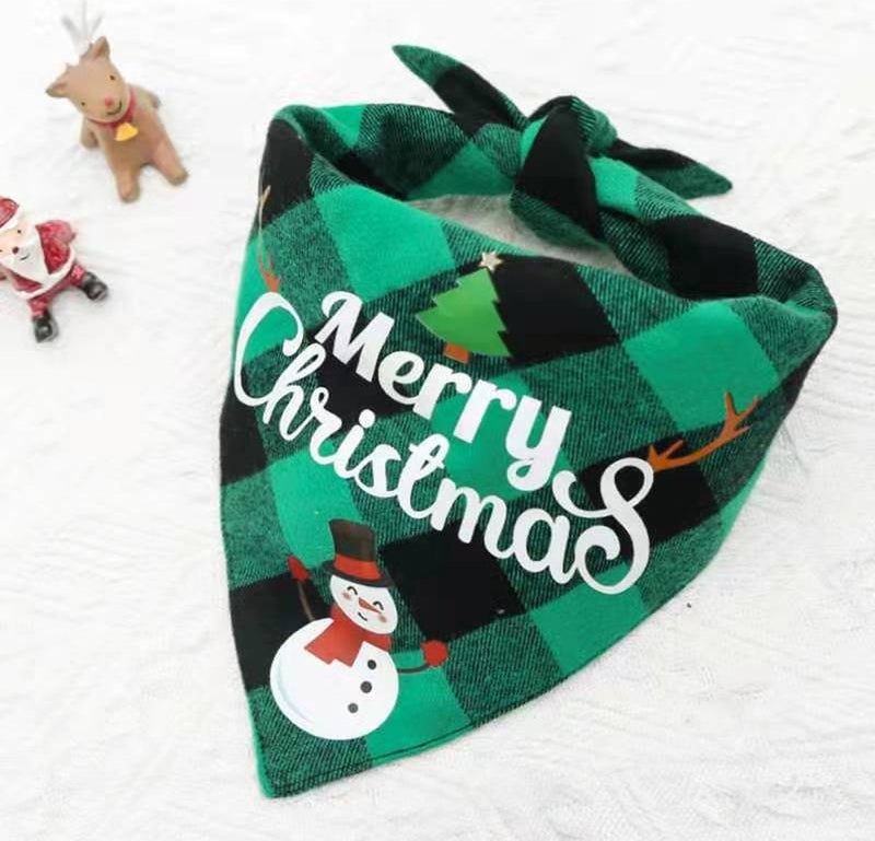 Load image into Gallery viewer, set van 2 kerst Hondenbandana - halsdoek voor je huisdier bandana hond honden kat- sjaal S
