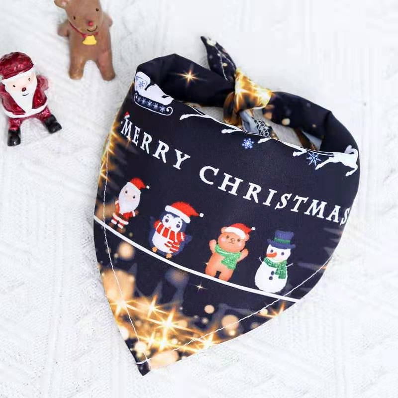 Load image into Gallery viewer, set van 2 kerst Hondenbandana - halsdoek voor je huisdier bandana hond honden kat- sjaal S
